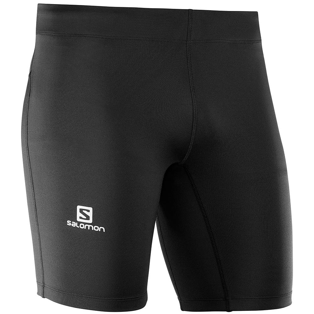 Salomon Singapore Mens Tights - AGILE M Black | 07289-HPTX